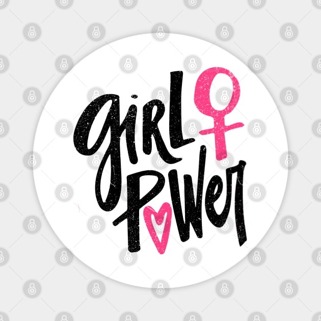 Girl Power Magnet by keshanDSTR